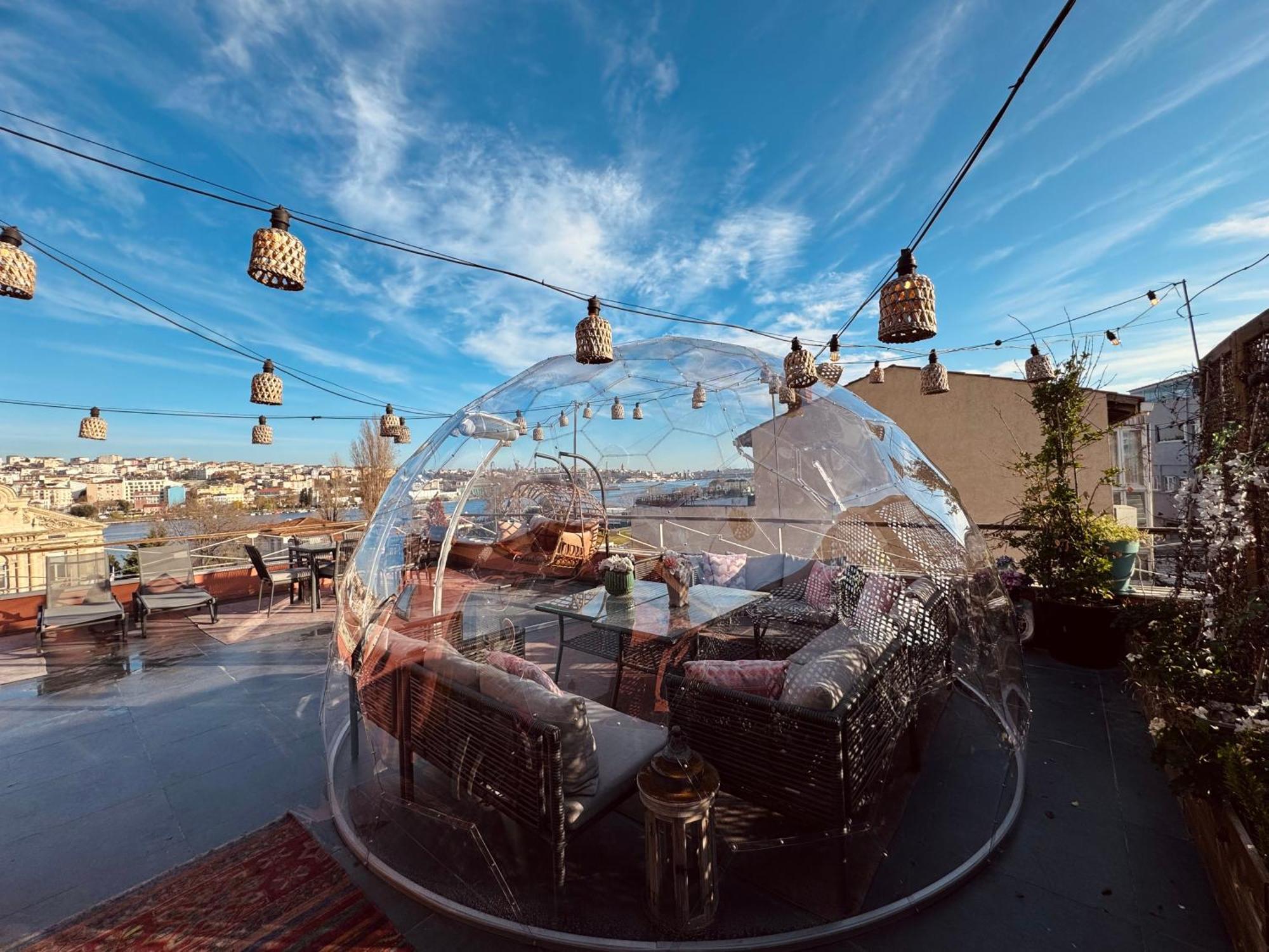 Waterfront Apartment By The Tram - Terrace With Dome & Golden Horn View In Fatih Истанбул Екстериор снимка